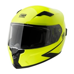 OMP Circuit Evo 2 Helmet Fluro Yellow