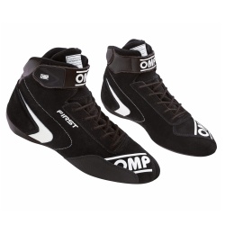 OMP First Race Boots Black 7 UK