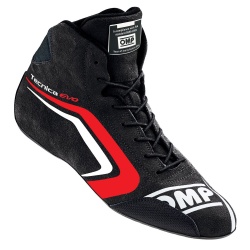 OMP Tecnica Evo Race Boots Black/Red 9.5 UK