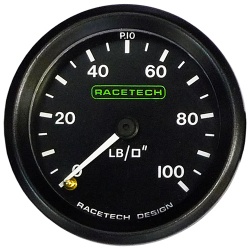 Racetech Mechanical Oil Pressure Gauge