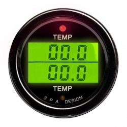SPA Dual Temperature & Temperature Gauge