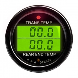 SPA Dual Transmission & Rear End Temperature Gauge