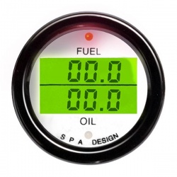 SPA Dual Fuel Pressure & Oil Pressure Gauge