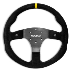 Sparco 350B Steering Wheel Black Suede