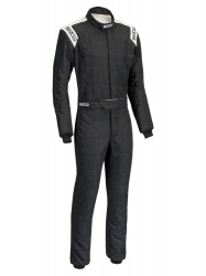 Sparco Conquest Race Suit Black/White 50